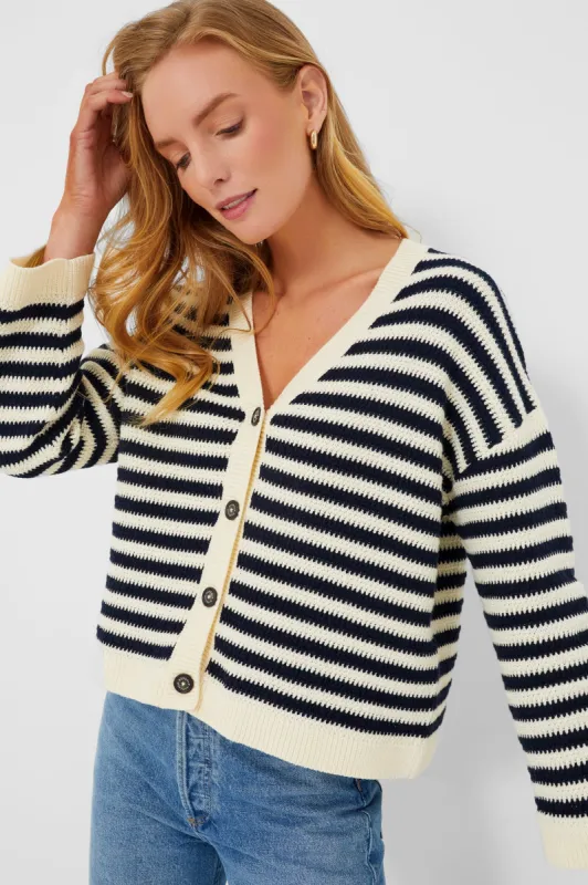 Multi Stripe Sandgate Knitted Cardigan sold by Tuckernuck
