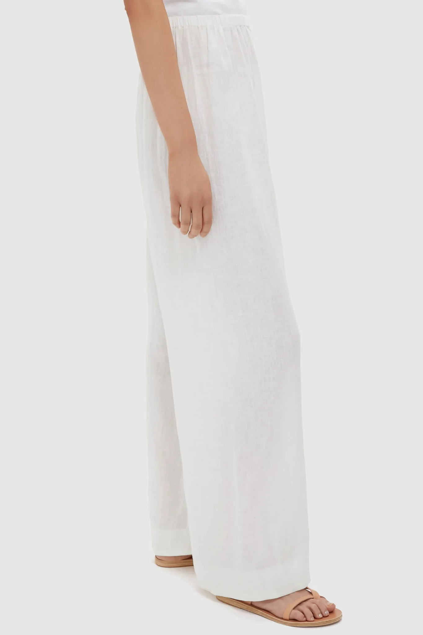 Ivory Linen Anya Pants sold by Tuckernuck product image thumbnail 4