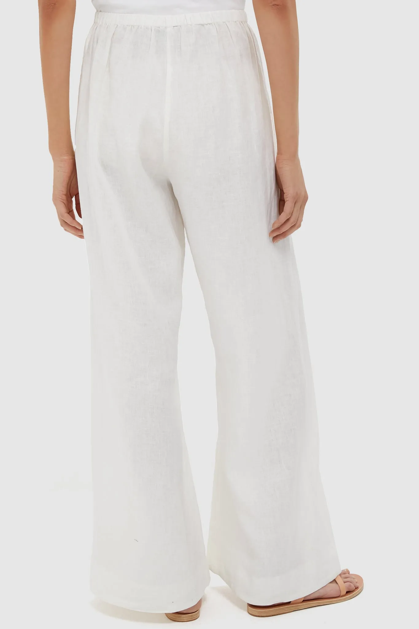 Ivory Linen Anya Pants sold by Tuckernuck product image thumbnail 5