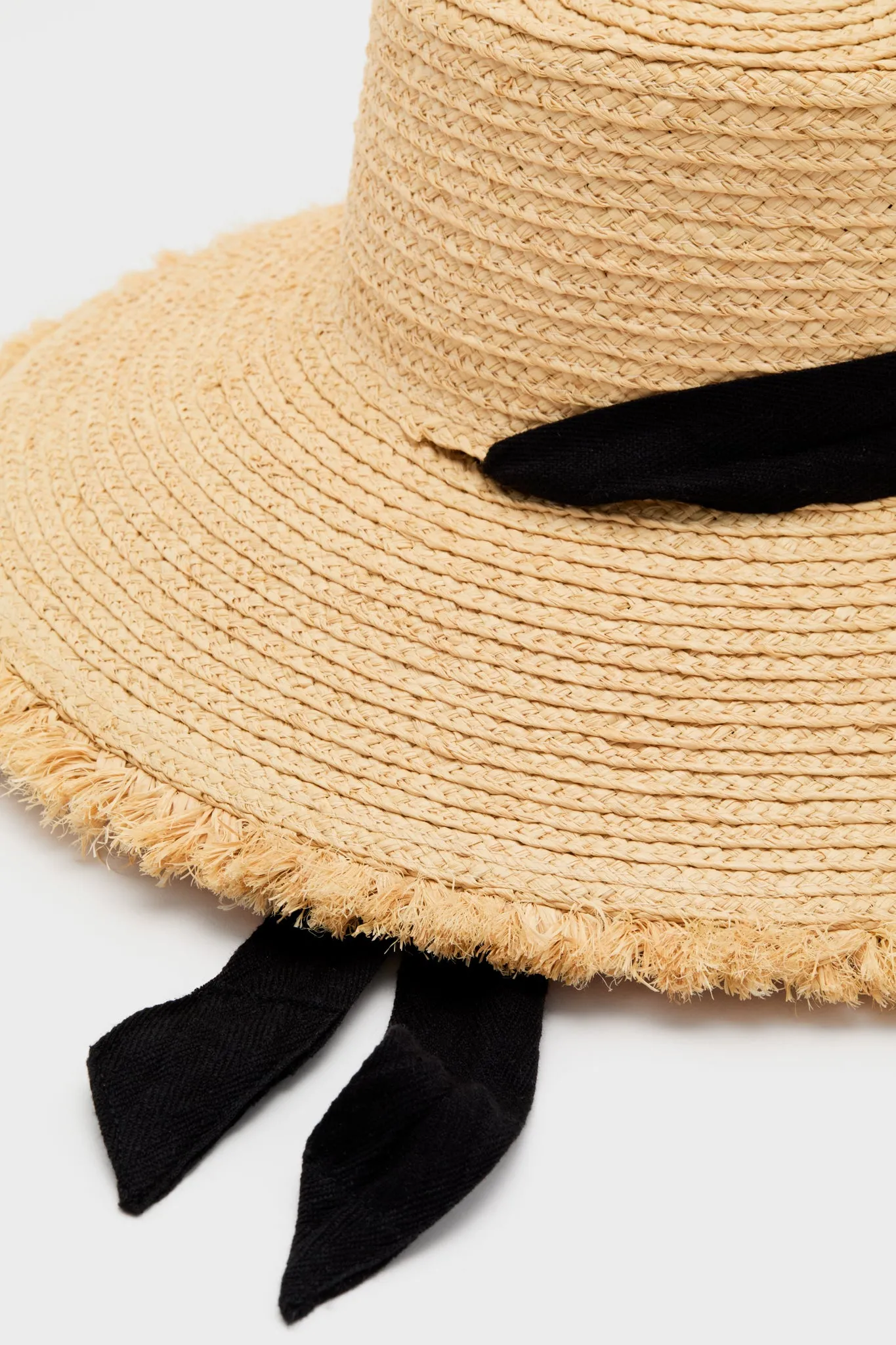 Natural Raffia Fray Paloma Sunhat sold by Tuckernuck product image thumbnail 5
