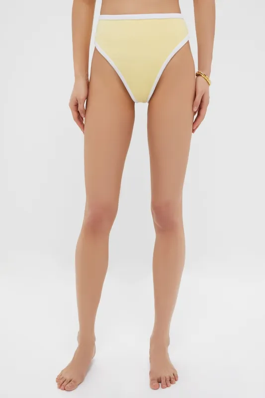 Banana Cream Pacific High Waist Bottom sold by Tuckernuck