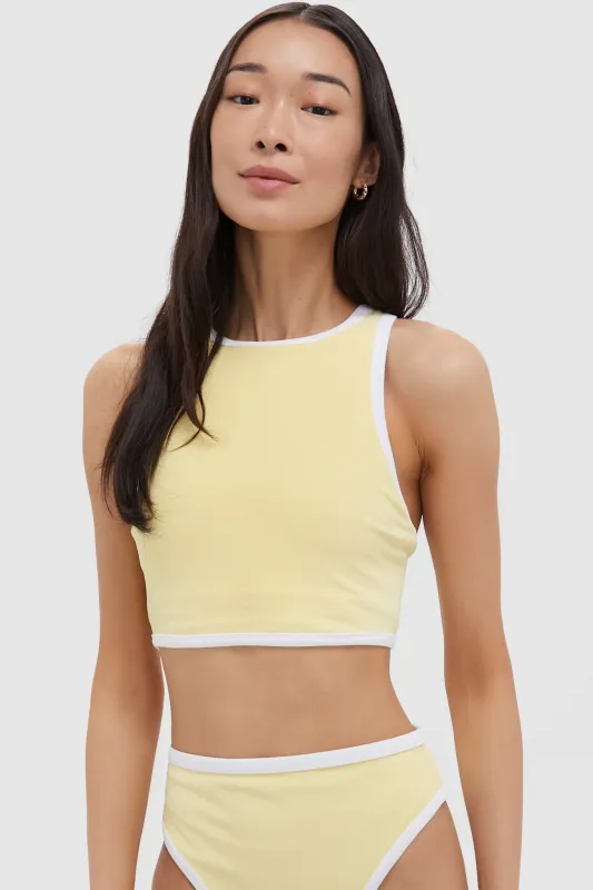 Banana Cream Summer Crop Top sold by Tuckernuck