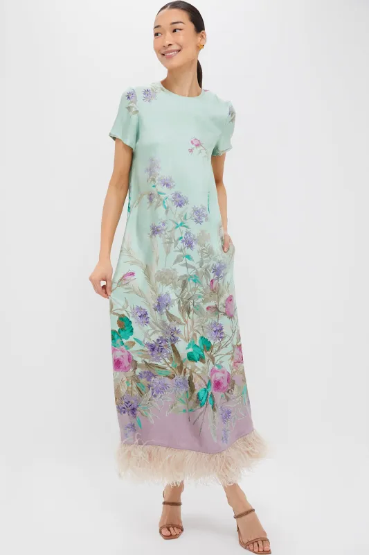 Heath Placee Swing Dress with Feathers sold by Tuckernuck