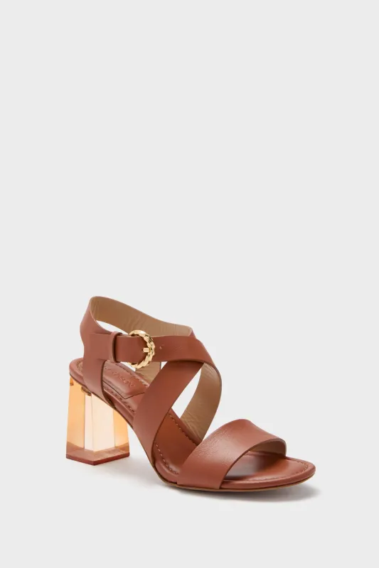 Rust Elora Heels sold by Tuckernuck