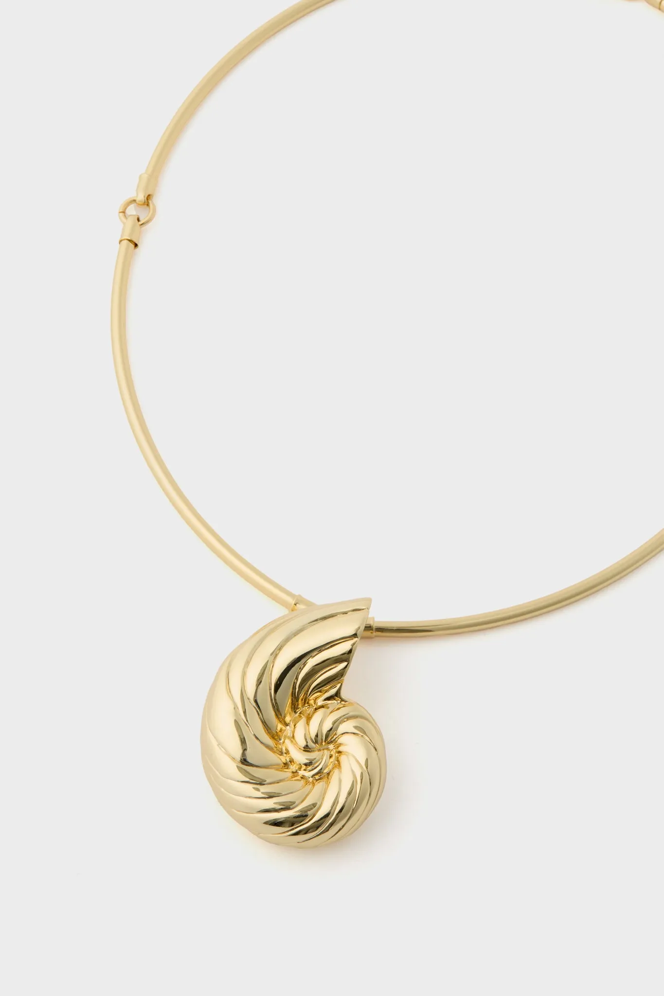 Gold Nautilus Collar Necklace sold by Tuckernuck product image thumbnail 4