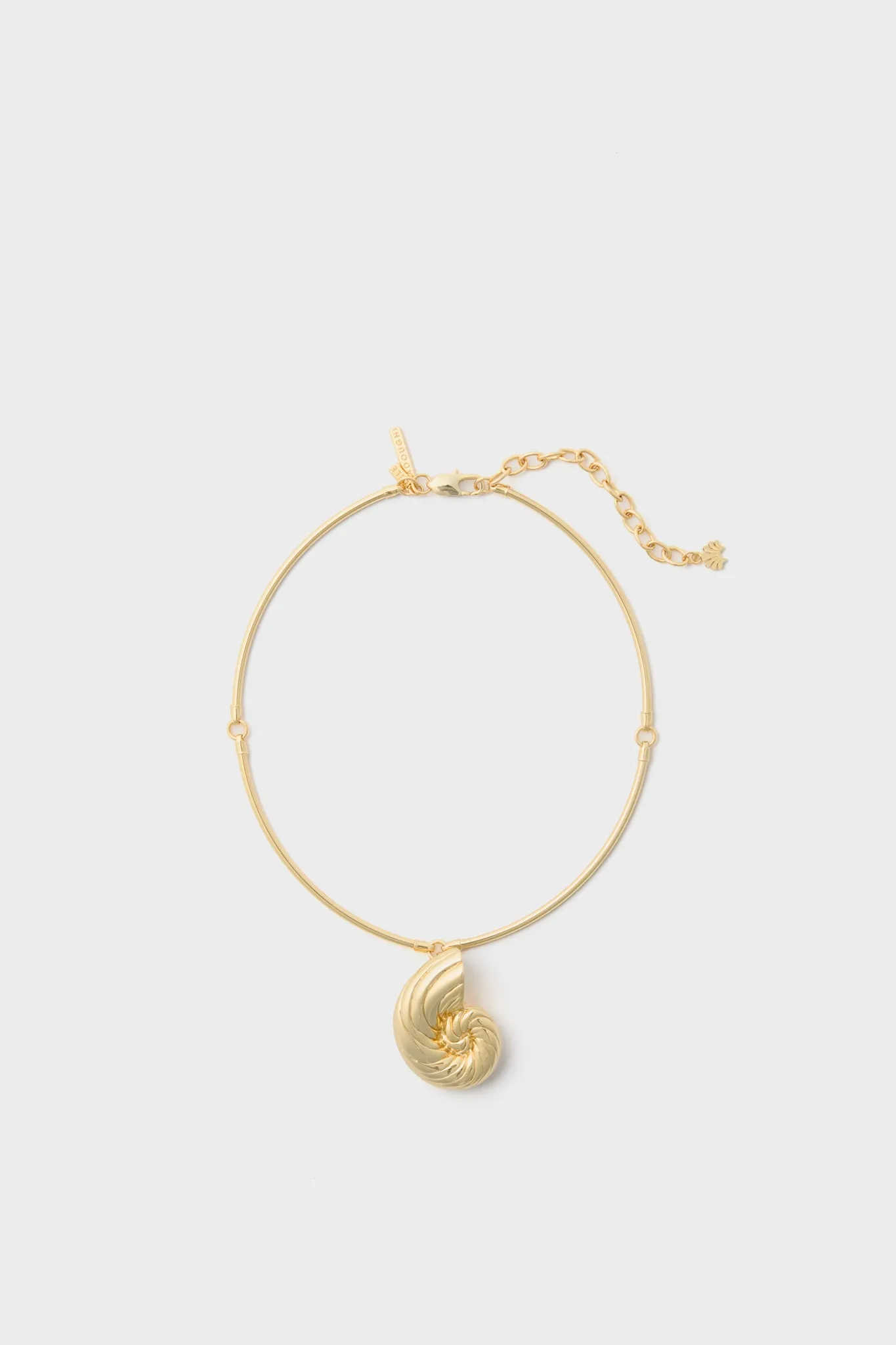 Gold Nautilus Collar Necklace sold by Tuckernuck