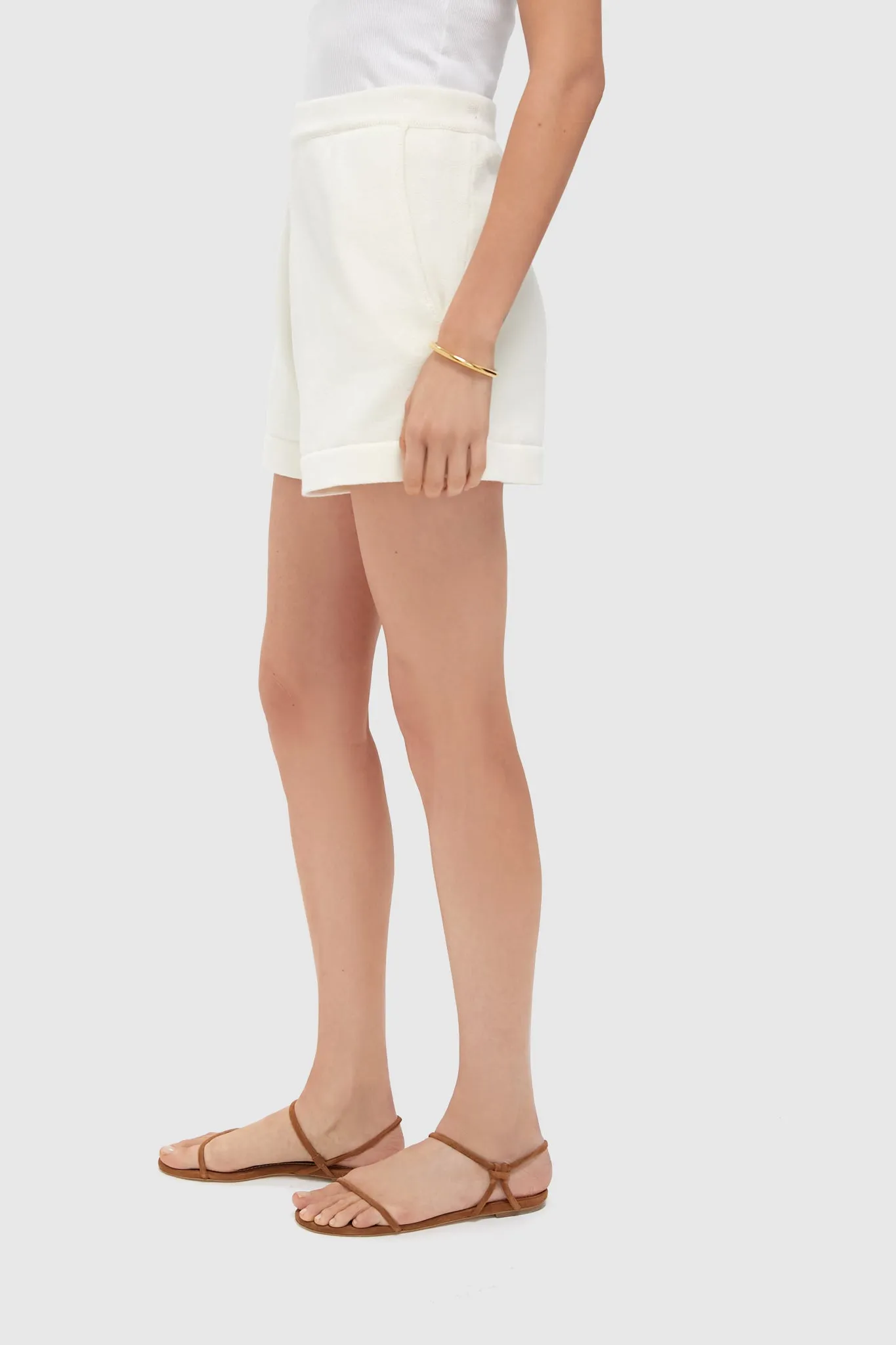 Ivory Knit Beau Shorts sold by Tuckernuck product image thumbnail 3