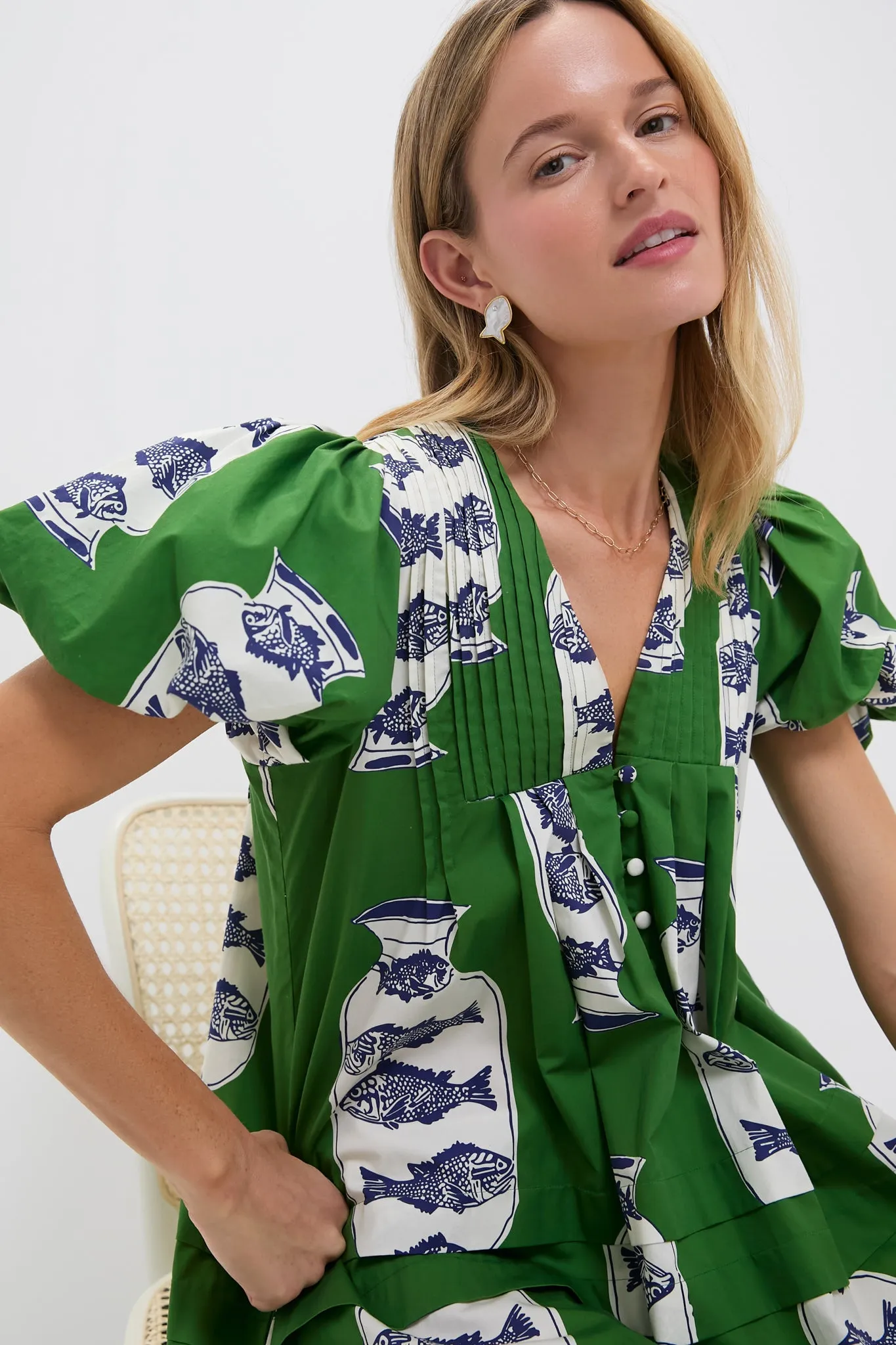 Herring Green Wilkes Dress sold by Tuckernuck product image thumbnail 5