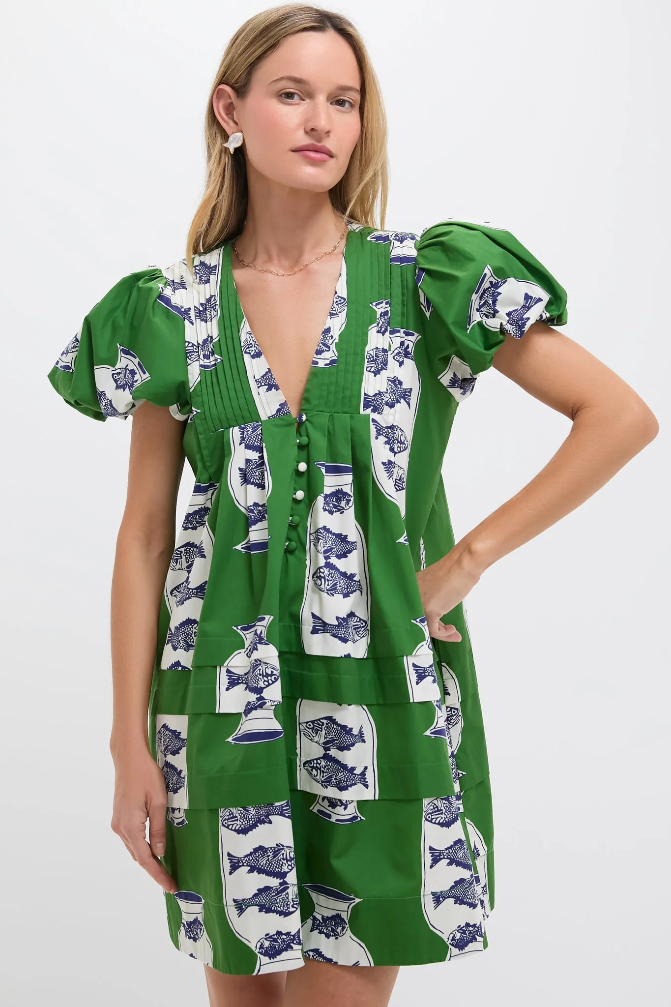 Herring Green Wilkes Dress sold by Tuckernuck
