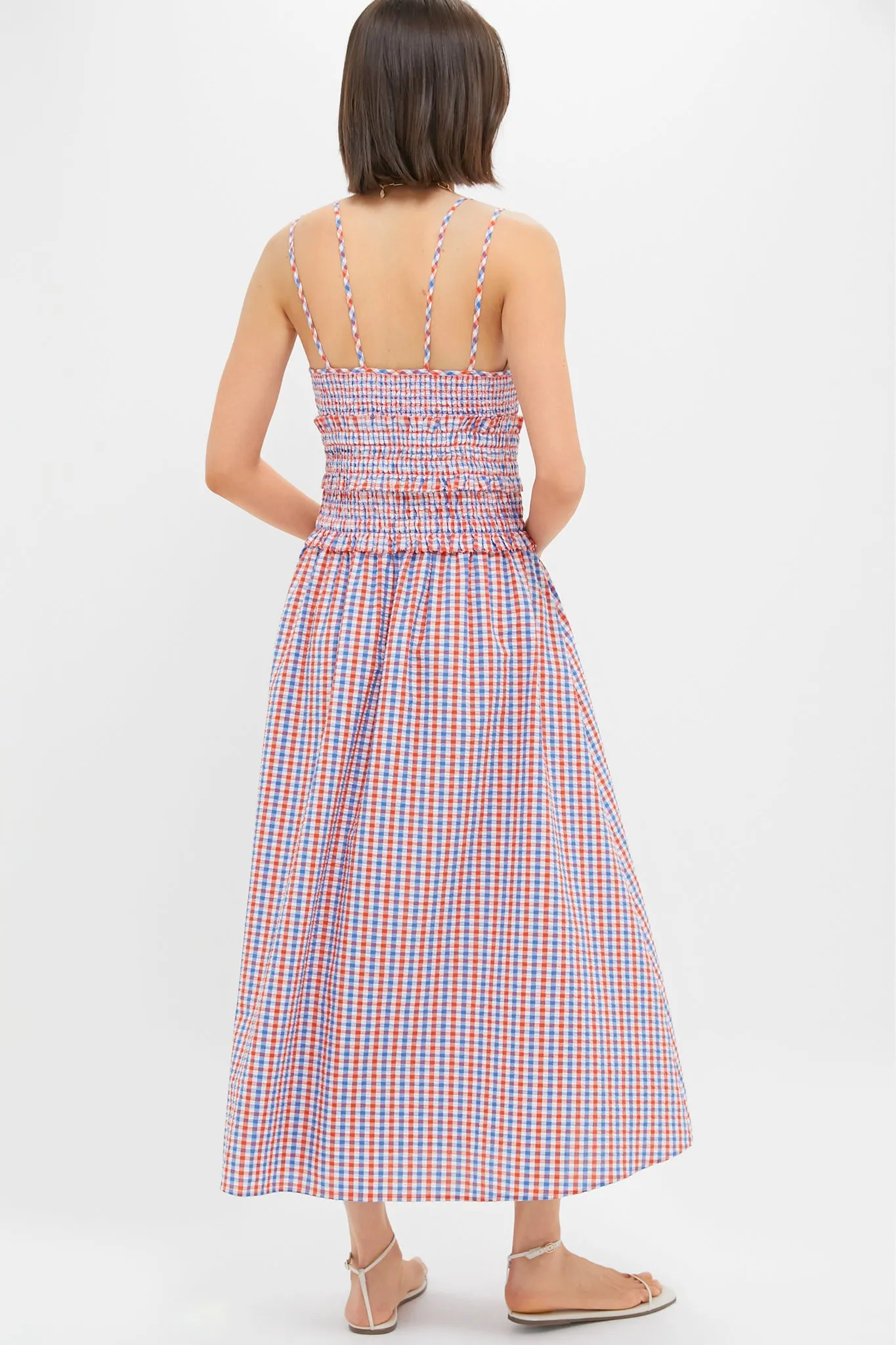 Lighthouse Gingham Francie Dress sold by Tuckernuck product image thumbnail 4