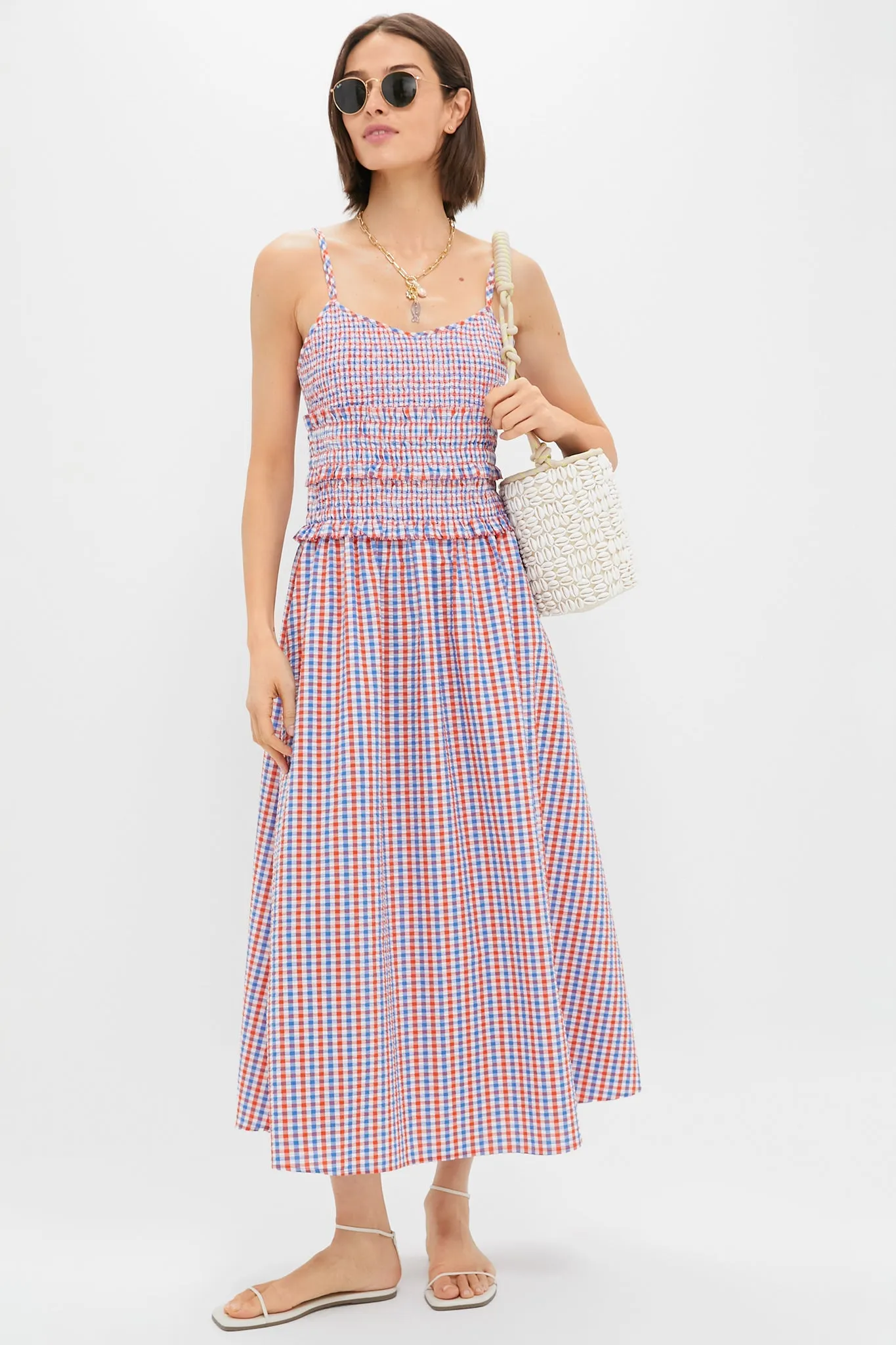 Lighthouse Gingham Francie Dress sold by Tuckernuck product image thumbnail 2