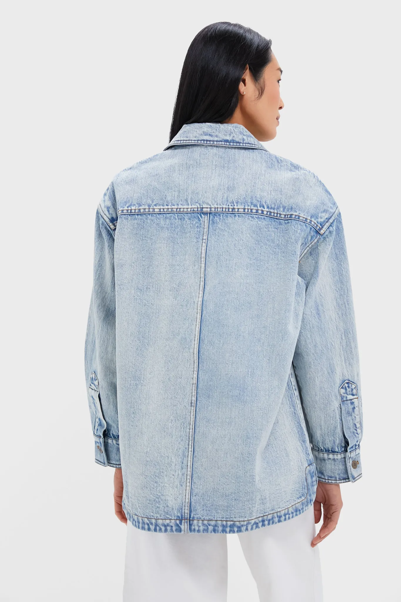 Light Wash Denim Reese Barn Jacket sold by Tuckernuck product image thumbnail 4
