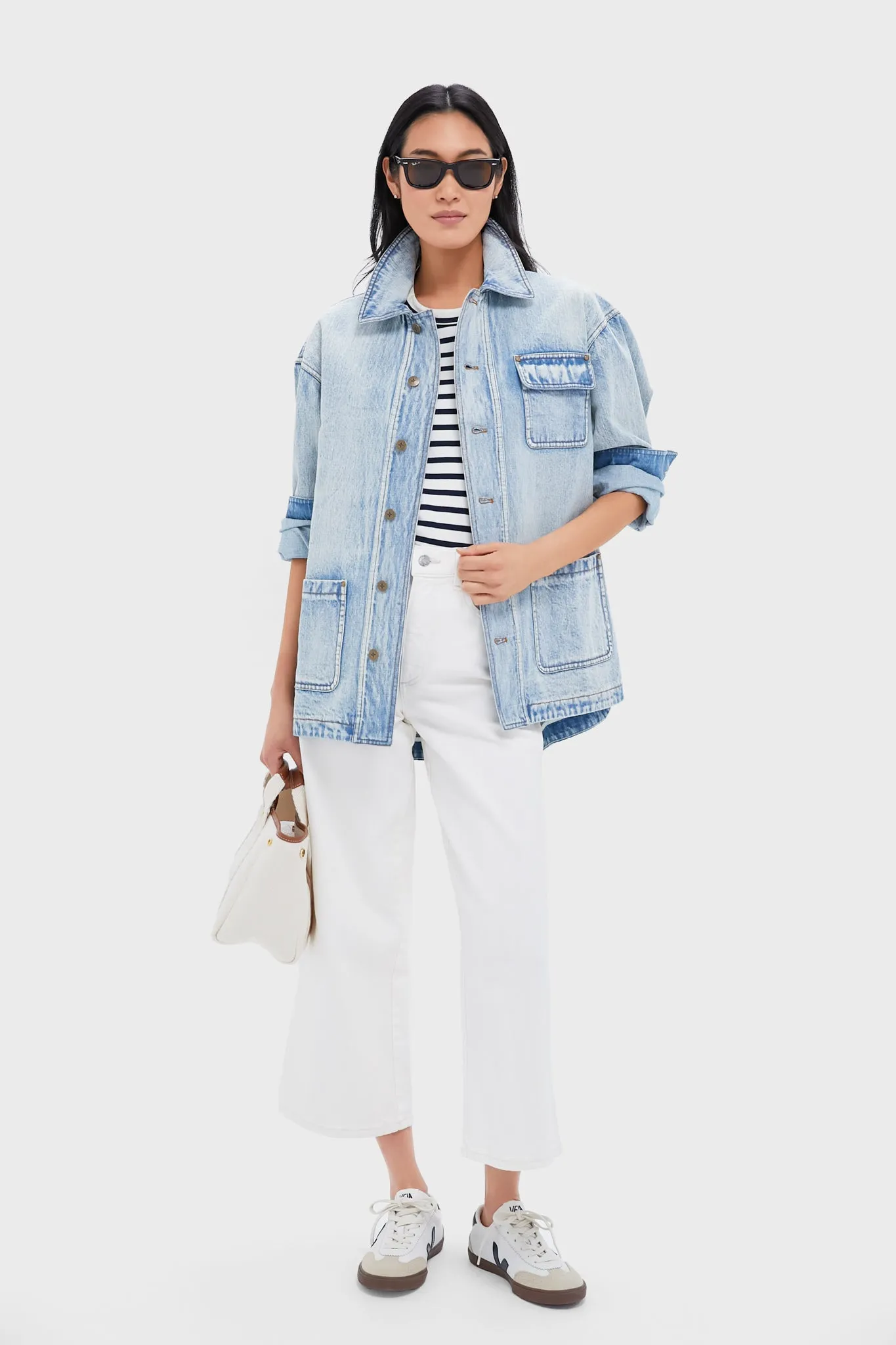 Light Wash Denim Reese Barn Jacket sold by Tuckernuck product image thumbnail 2