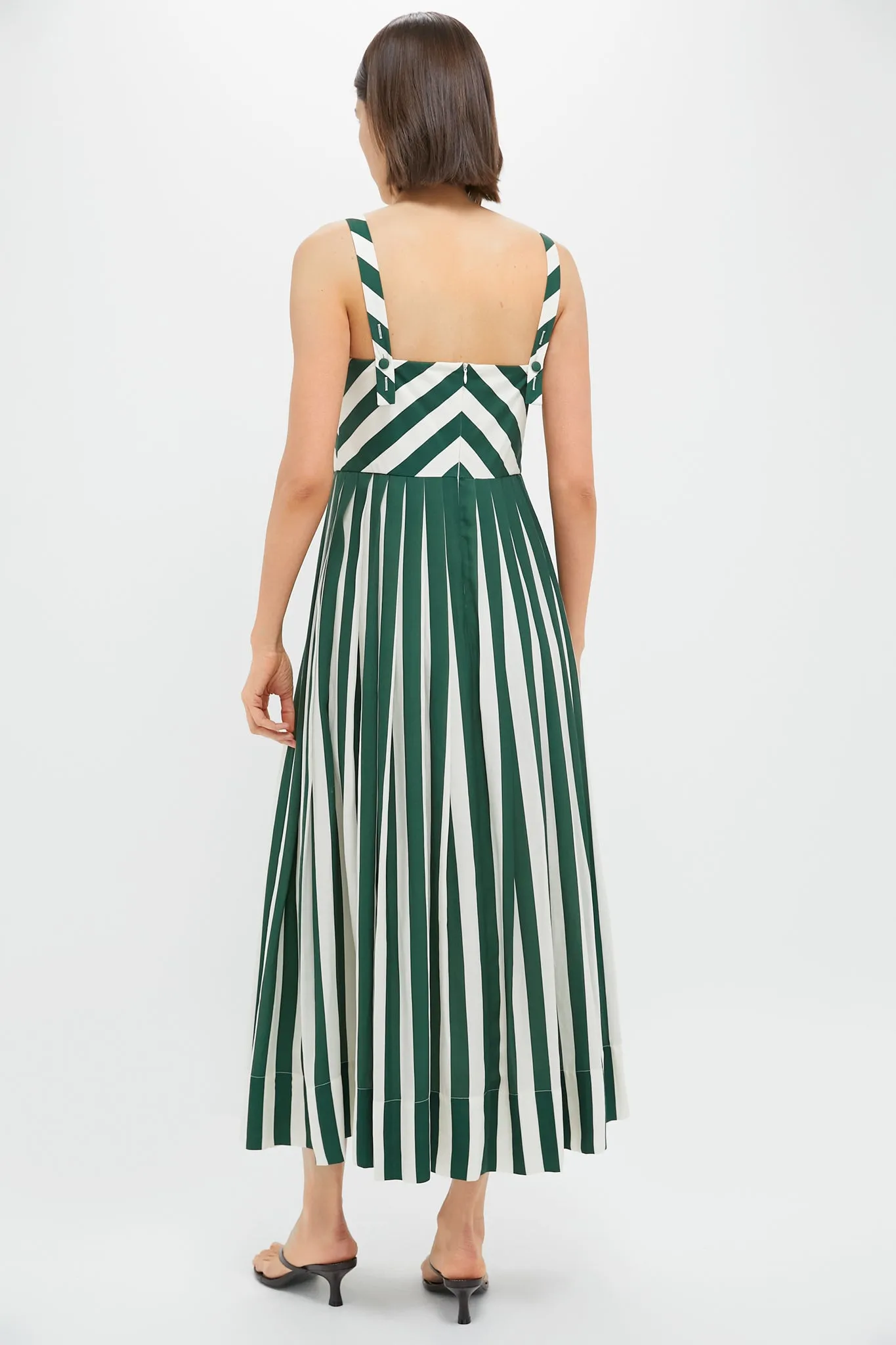 Green Stripe Laina Dress sold by Tuckernuck product image thumbnail 4