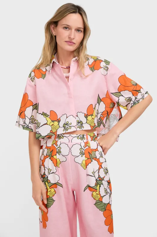 Omnishiro Alani Linen Top sold by Tuckernuck
