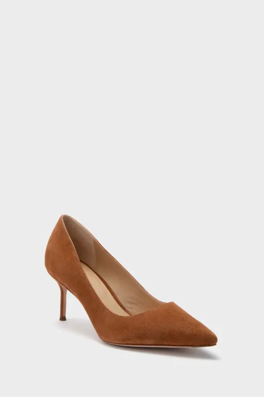 Hazelwood Suede Rita Heels sold by Tuckernuck