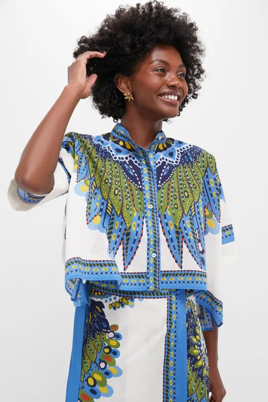 Chakra Placee Mini Foulard Shirt made by Tuckernuck