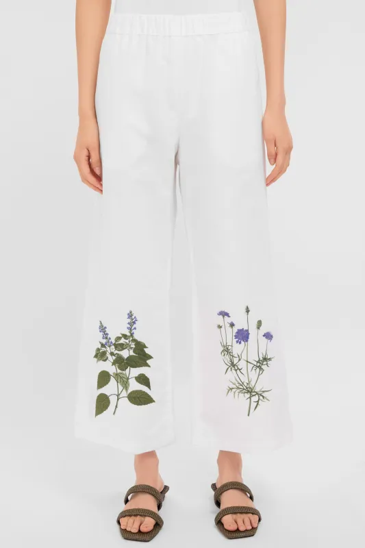 White Volante Trousers sold by Tuckernuck