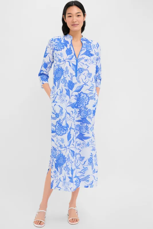 Blue Tiffany Asha Long Kurta sold by Tuckernuck