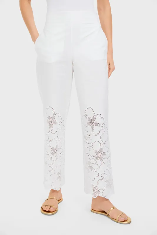 Ivory Joshua Lace Trousers sold by Tuckernuck