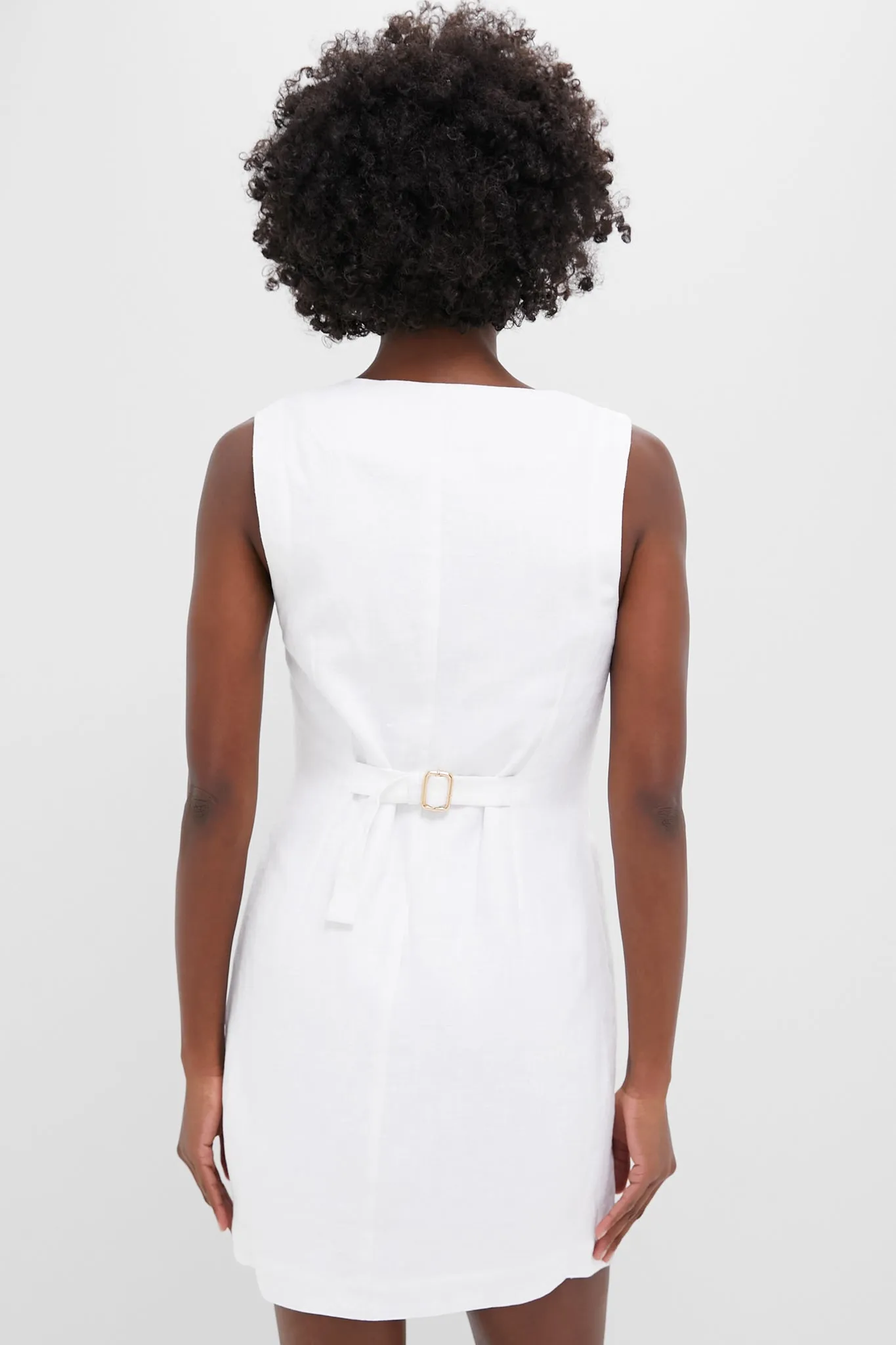 Ivory Emma Button Down Mini Dress sold by Tuckernuck product image thumbnail 4