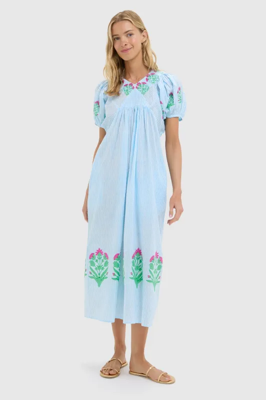 Palladio Garden on Thin Stripe Sai Dress sold by Tuckernuck