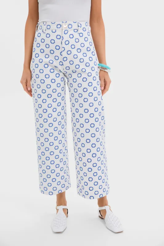 Daffodil Print Disco Pants sold by Tuckernuck