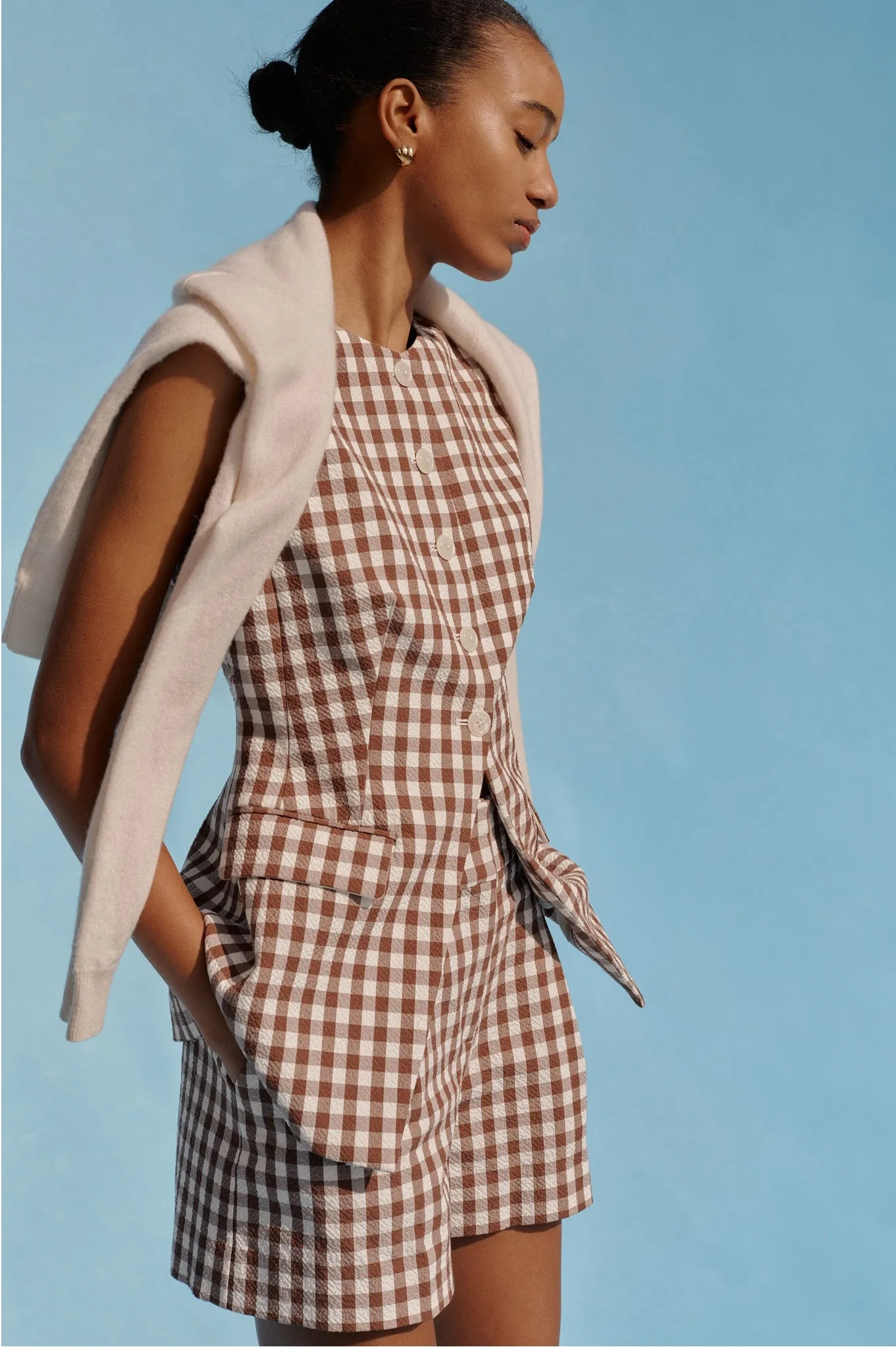 Light Chicory and Dove Haina Short sold by Tuckernuck product image thumbnail 2