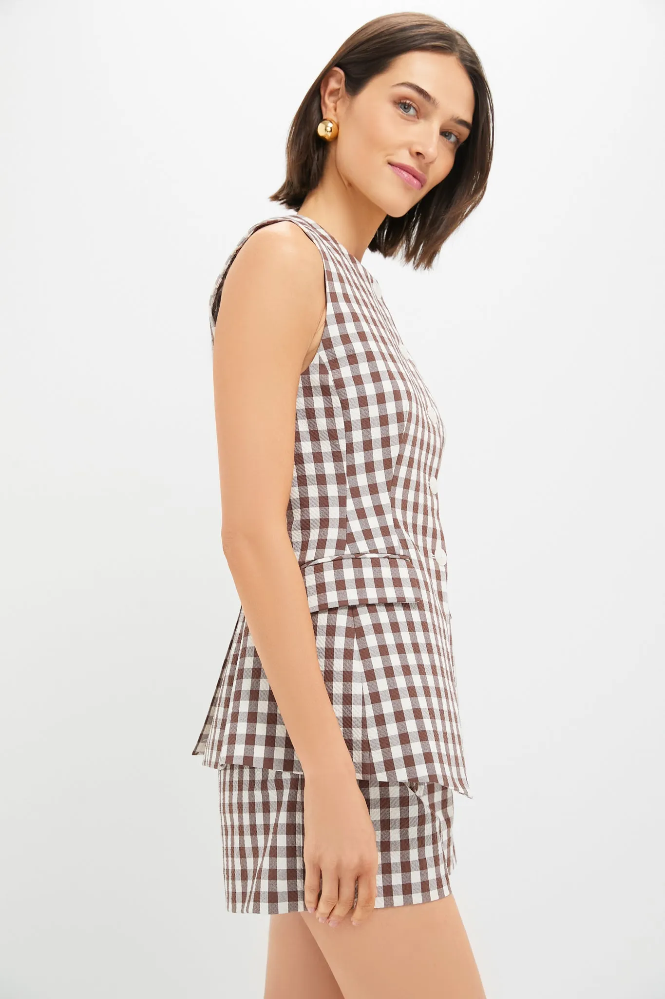 Light Chicory and Dove Lois Vest sold by Tuckernuck product image thumbnail 4