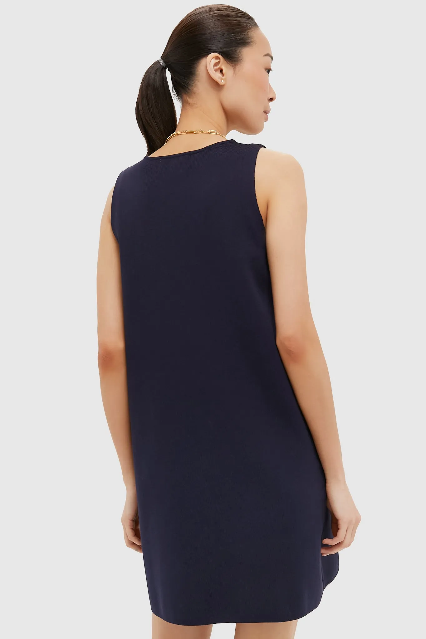Navy Knit Bixby Dress sold by Tuckernuck product image thumbnail 4