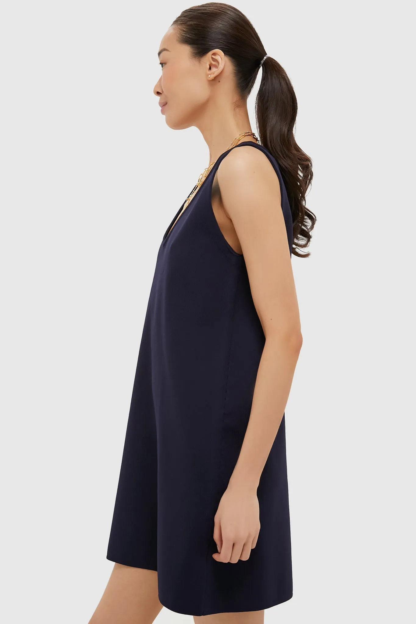 Navy Knit Bixby Dress sold by Tuckernuck product image thumbnail 3