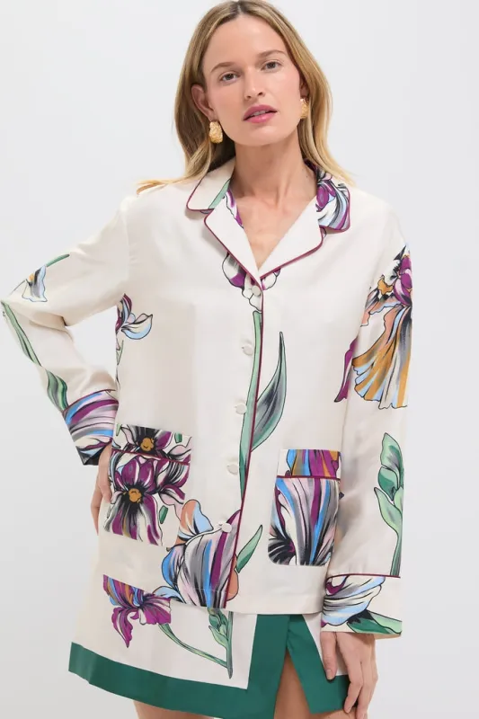 Iris Pajama Shirt sold by Tuckernuck
