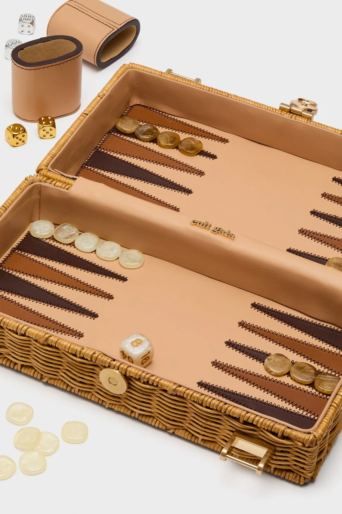 Natural The Backgammon Clutch sold by Tuckernuck product image thumbnail 5