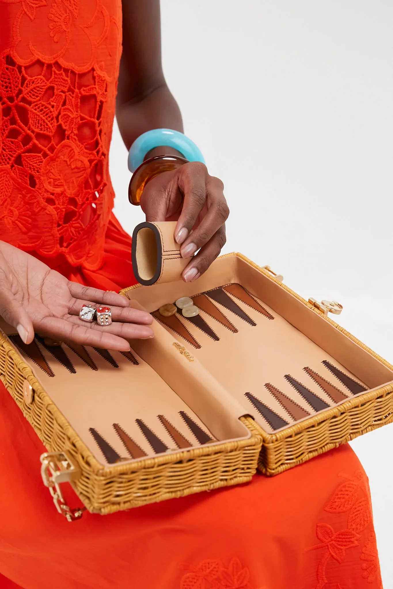 Natural The Backgammon Clutch sold by Tuckernuck product image thumbnail 2