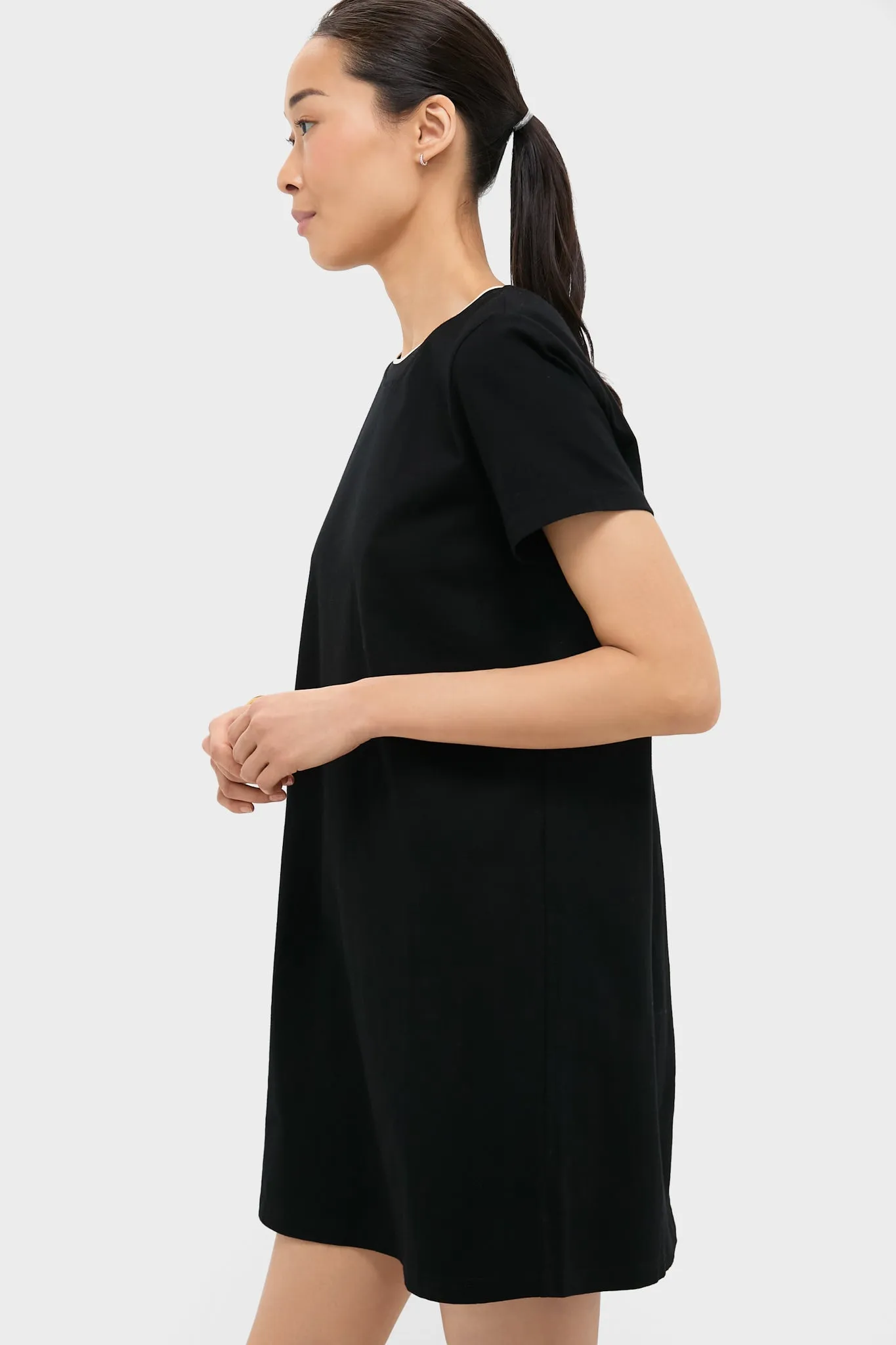 Black Aimee Mini Dress sold by Tuckernuck product image thumbnail 3