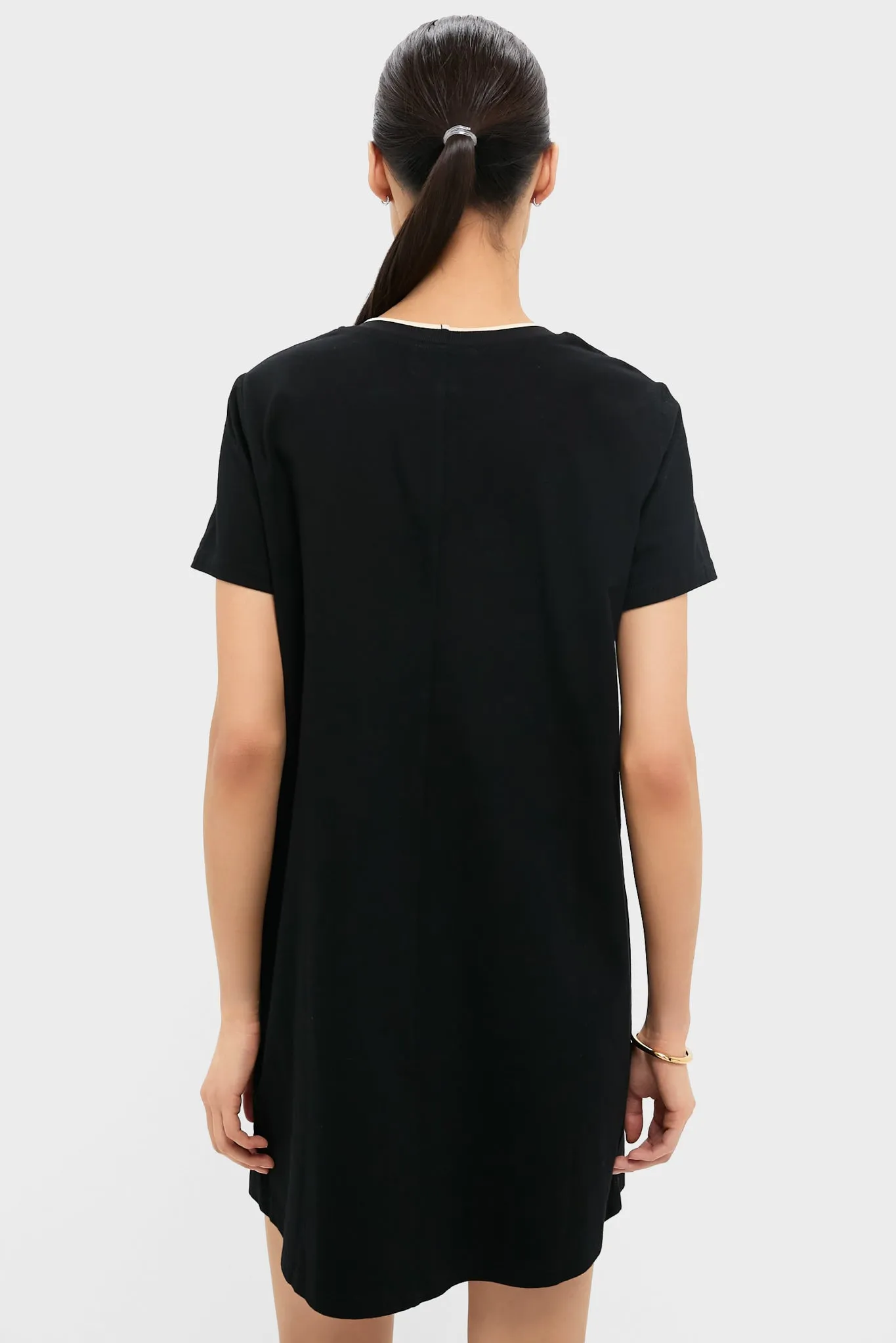 Black Aimee Mini Dress sold by Tuckernuck product image thumbnail 4