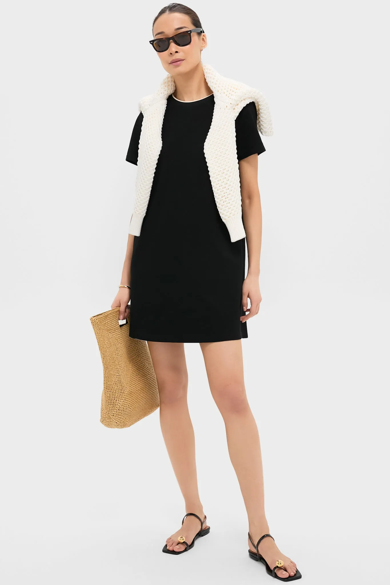 Black Aimee Mini Dress sold by Tuckernuck product image thumbnail 2