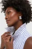 Silver Ribbed Earrings sold by Tuckernuck