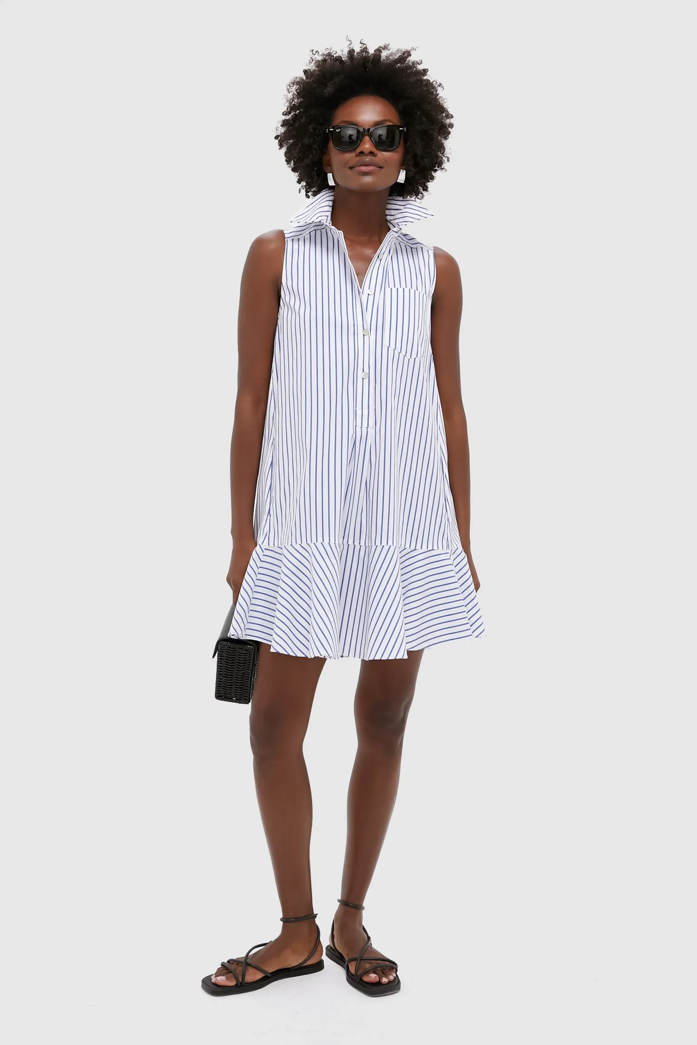 Silver Ribbed Earrings sold by Tuckernuck product image thumbnail 3