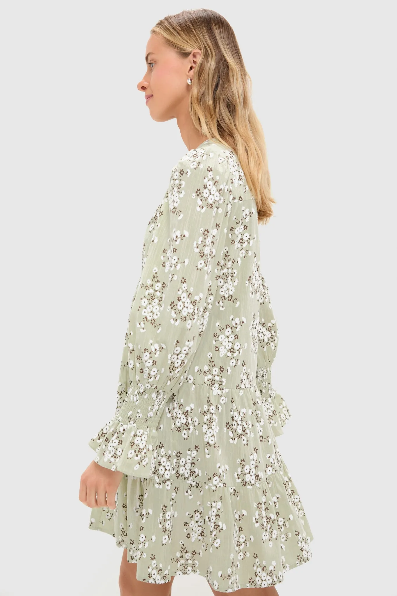 Green Ditsy Floral Kenzo Dress sold by Tuckernuck product image thumbnail 3