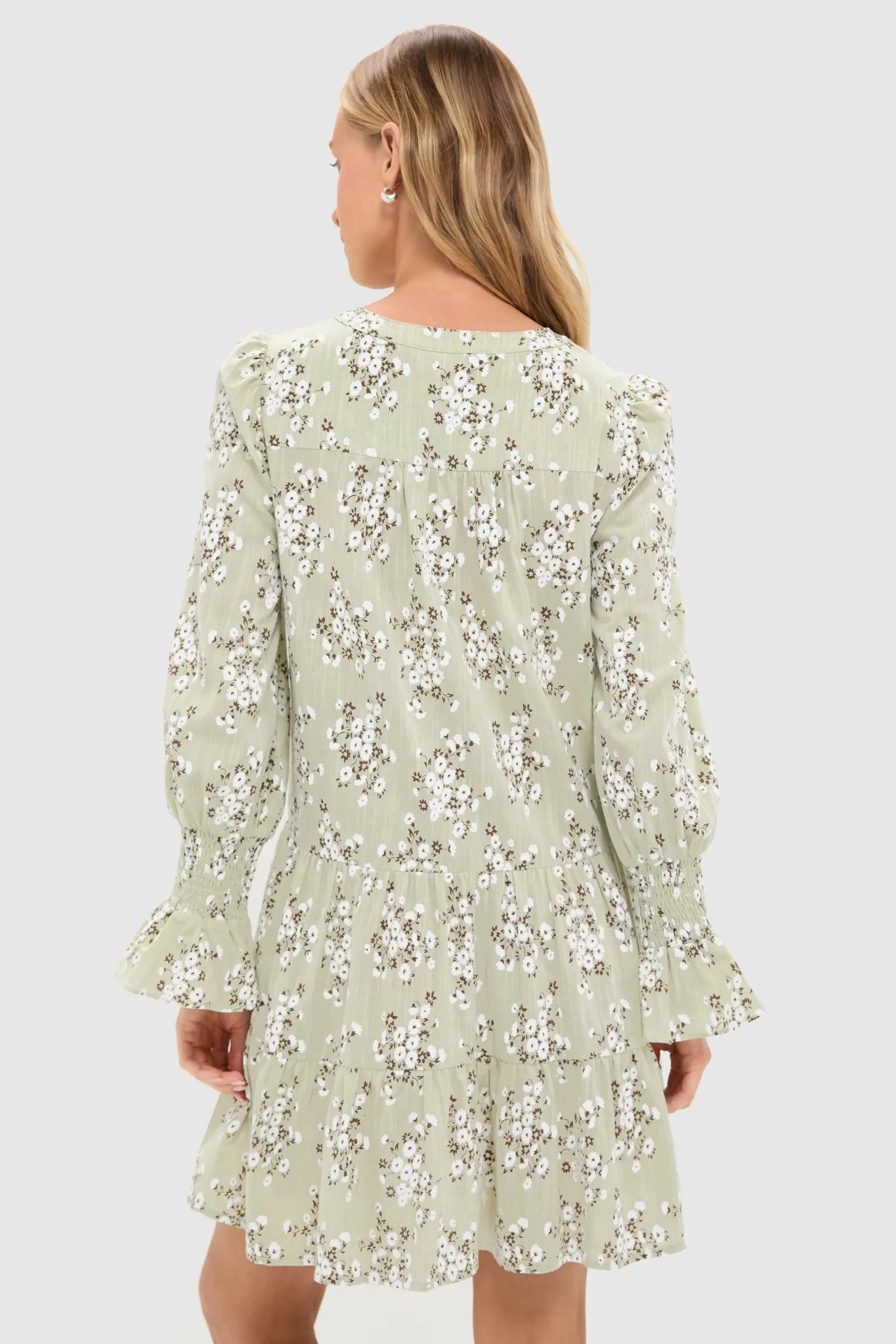 Green Ditsy Floral Kenzo Dress sold by Tuckernuck product image thumbnail 4