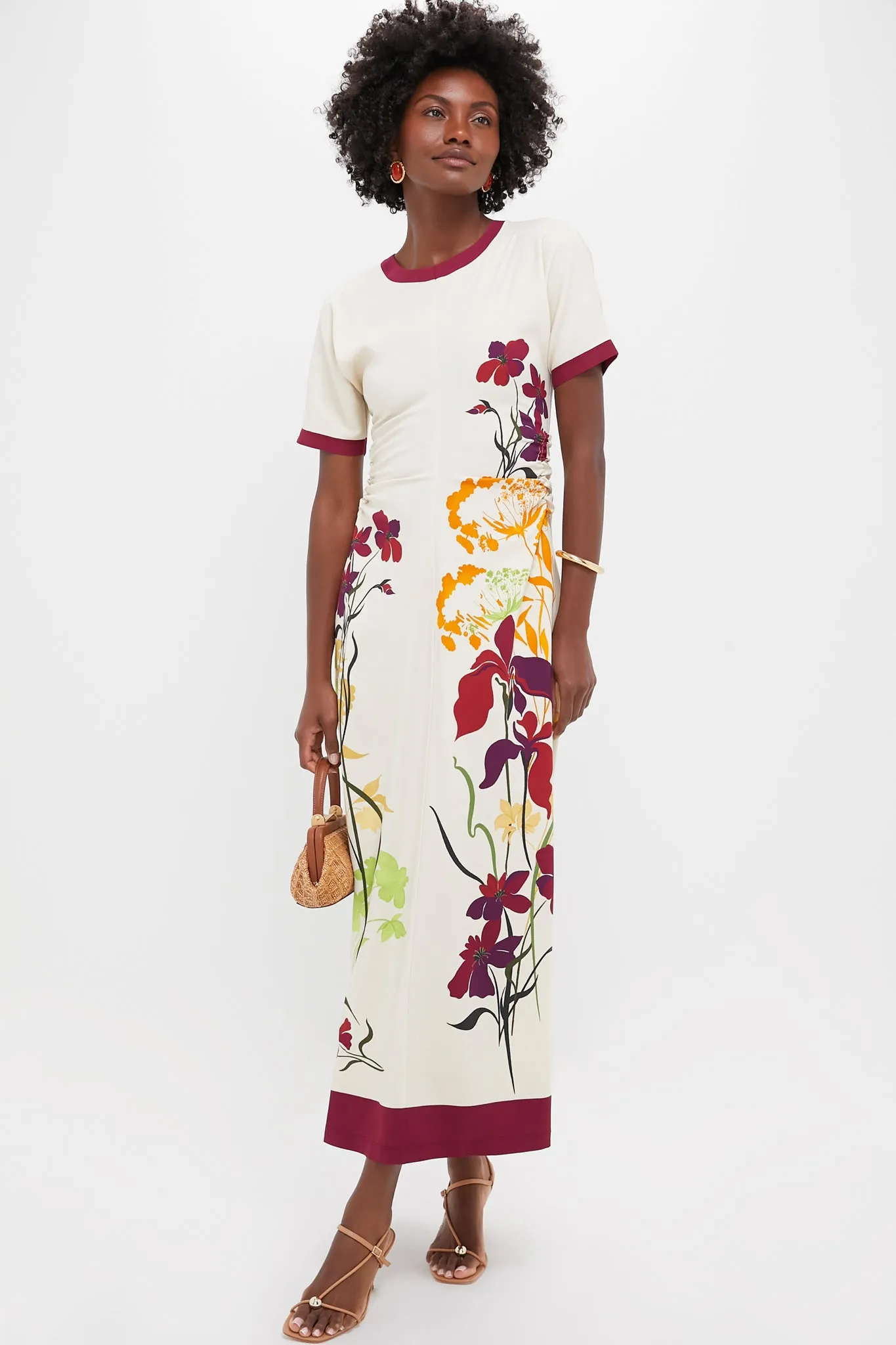 Gold and Brown Beverly Earrings sold by Tuckernuck product image thumbnail 3