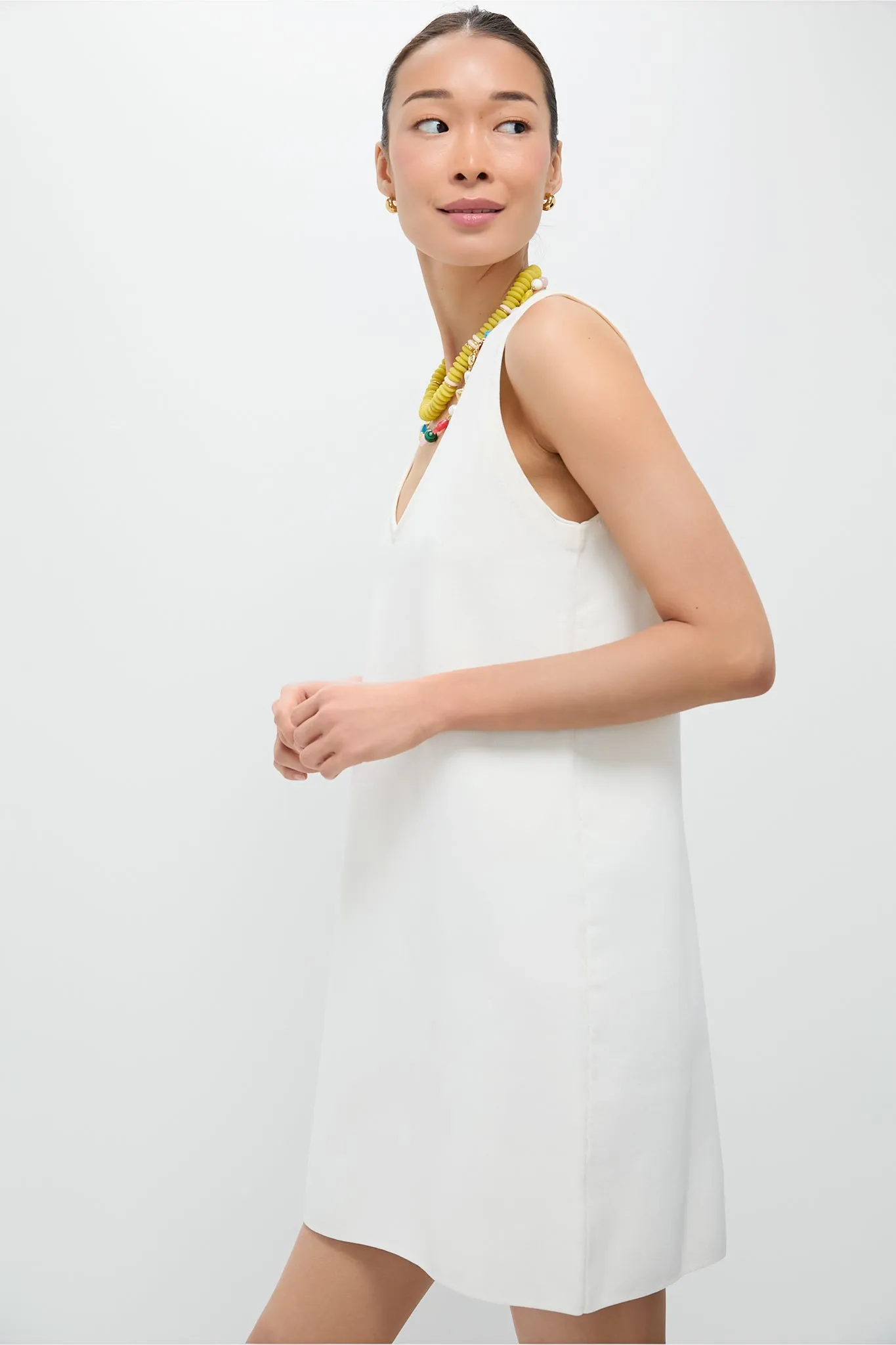 Ivory Knit Bixby Dress sold by Tuckernuck product image thumbnail 3