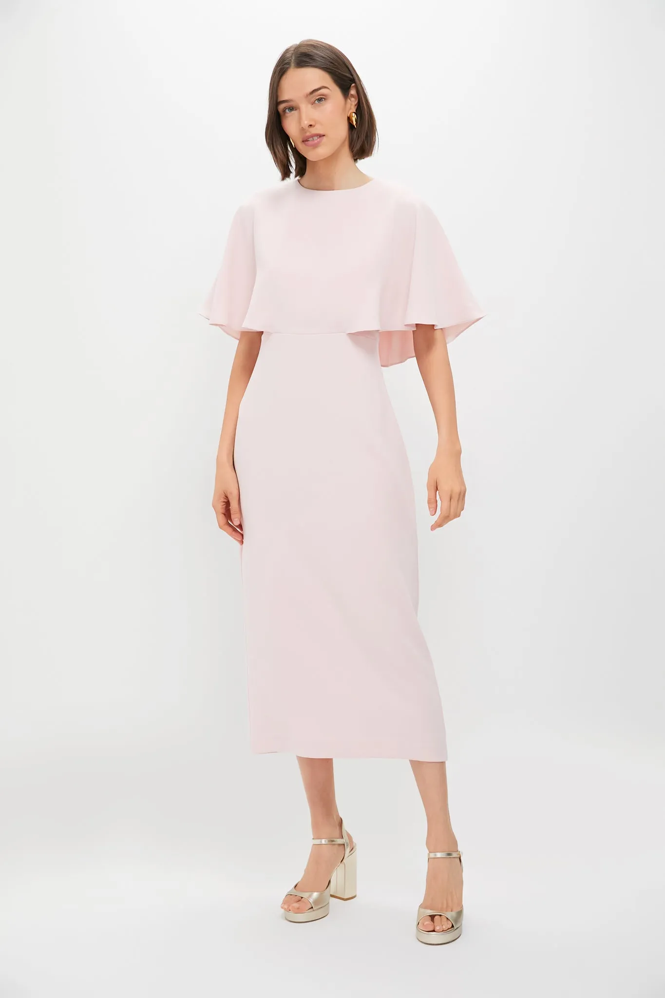 Light Pink Crepe Leah Dress sold by Tuckernuck