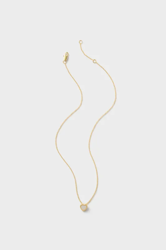 Gold Petite Heart Necklace sold by Tuckernuck