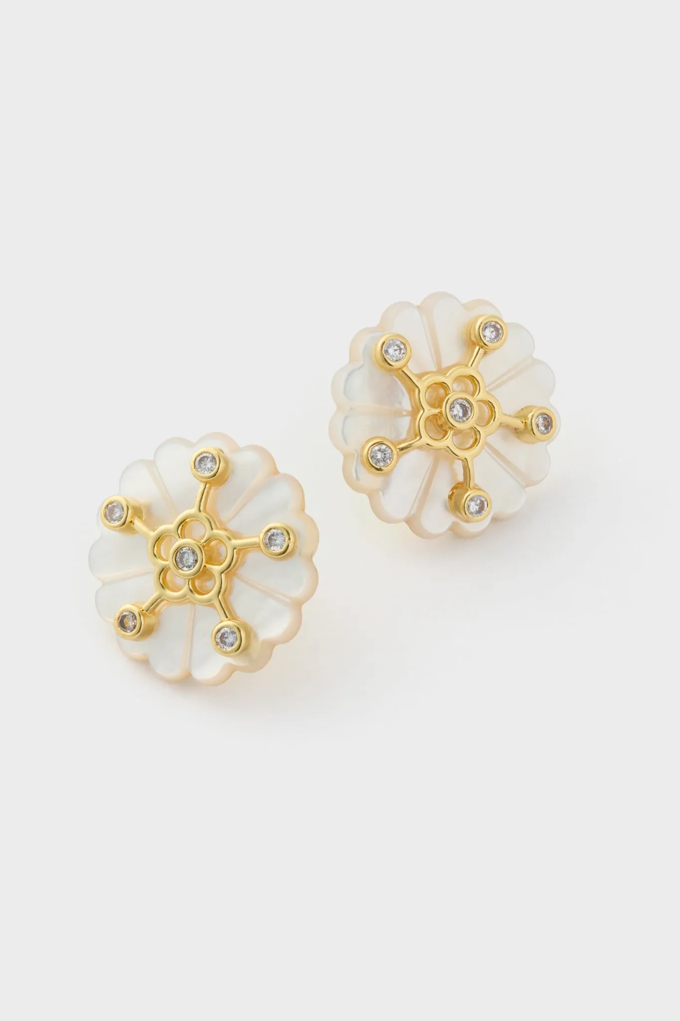 Mother of Pearl Isabel Studs sold by Tuckernuck product image thumbnail 4