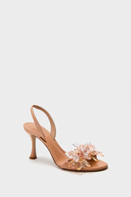Papaya Mist Sierra 85 Heels made by Alexandre Birman