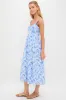 Blue Watercolor Annette Midi Dress sold by Tuckernuck
