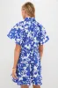 Blue & White Floral Thea Mini Dress sold by Tuckernuck