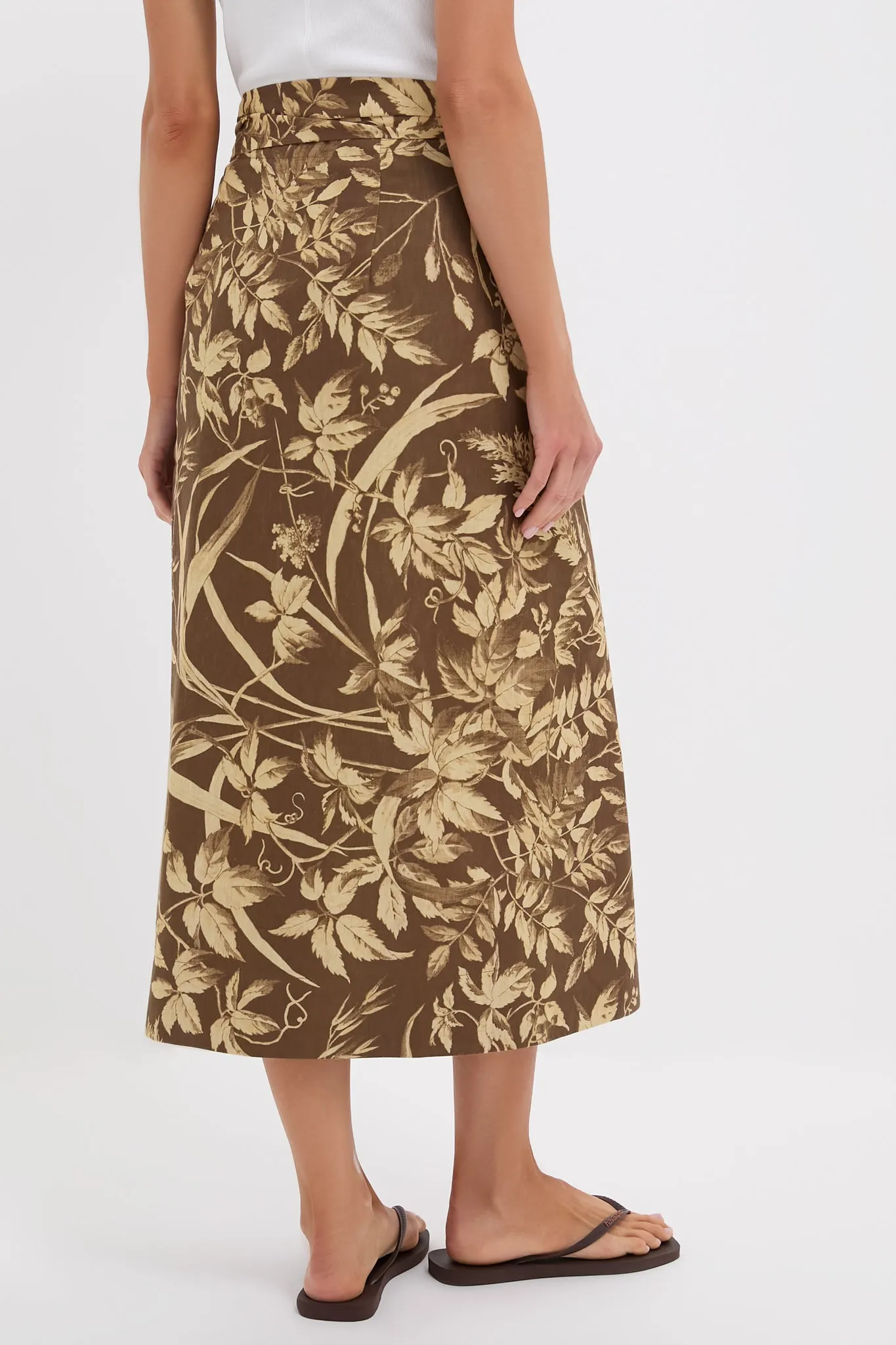 Sienna Dune Breeze Cotton Linen Margot Wrap Skirt sold by Tuckernuck product image thumbnail 5